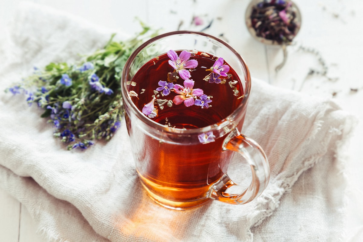 Chamomile flowers for relaxation